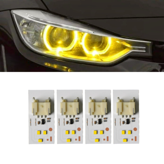 Комплект платки за модули CSL Жълти ангелски очи BMW F10 F11 2009-2013 XENON