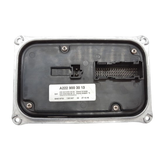 Баласт модул за фар A2229003013,  Mercedes-Benz C W205, S205 2018-2020, S W222, X222 2017-2020, E W213, S213 2017-2022, CLS C257, G  W464 след 2018 година