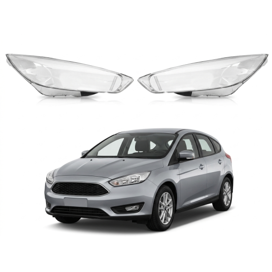 Стъкла за фар Ford Focus MK3 Facelift (2014-2018), Капаци за фар Focus MK3 Фейс