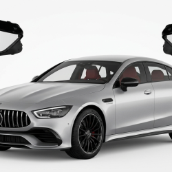 Стъкла за фар / Капаци за фарове Mercedes AMG GT X290 2019-2022