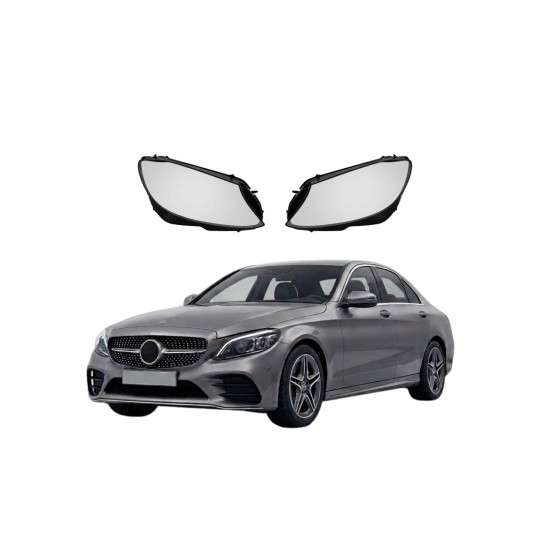 Стъкла за фар на Mercedes C класа W205  Фейслифт 2019-2021