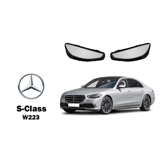 Стъкло за фар  Mercedes S класа W223 Капаци за фарове/стъкла  Mercedes S класа W223 2020-2025