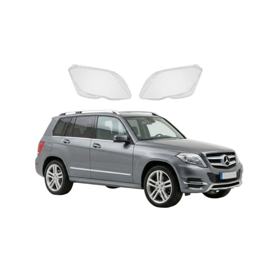 Стъкла за фар Mercedes GLK X204 2013-2015, Капаци за фар  GLK X204 Фейслифт 