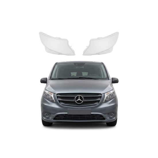 Стъкла за фар Vito W447 2014-2019, Капаци за фарове V класа Vito W447 2014-2019