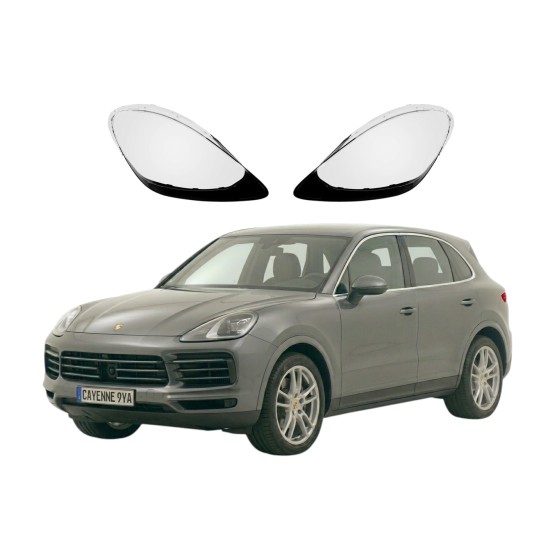 Стъкла за фар Porsche Cayenne 9YA 2017-2020 , Капаци за фар Cayenne 9YA