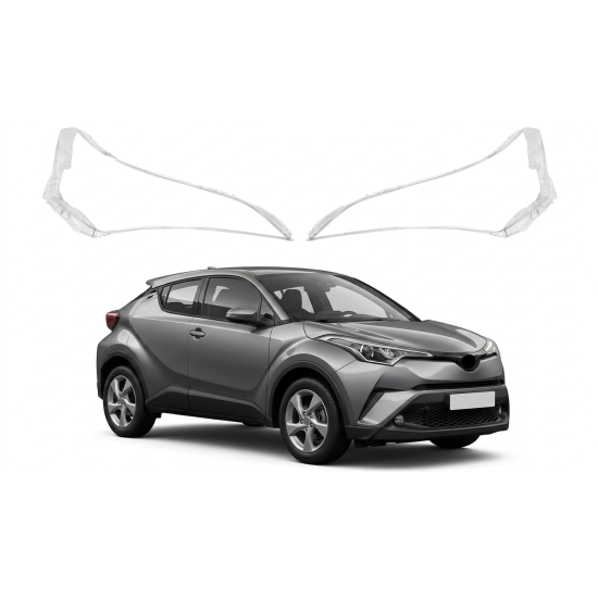 Стъкла за фар Toyota CHR 2017-2020 , Капаци за фарове Toyota CHR