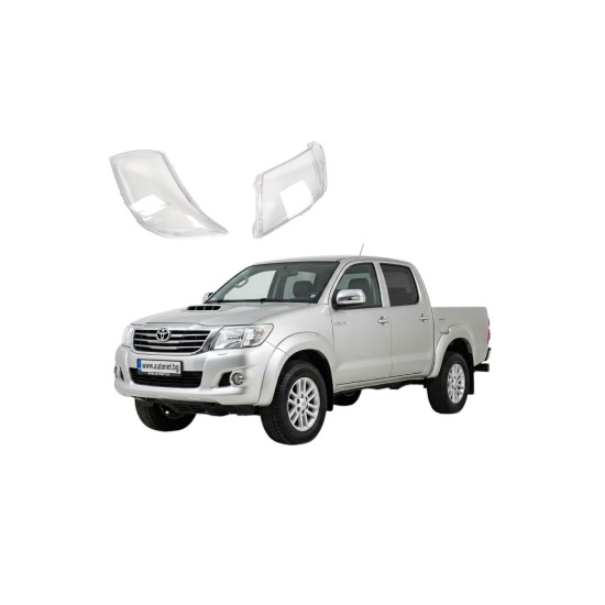 Комплект стъкла за фарове Toyota Hilux 2011-2015
