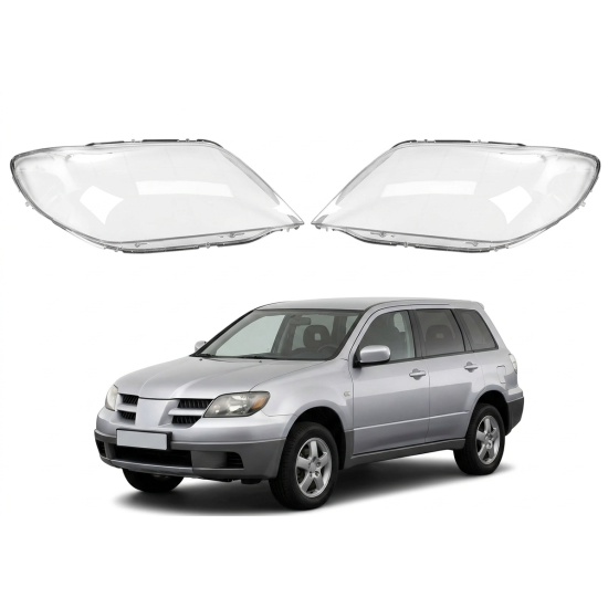 Стъкла за фарове на Mitsubishi Outlander (2001-2006)