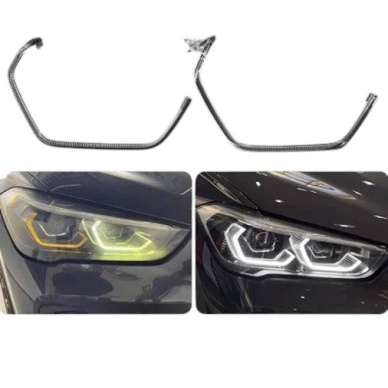 Световоди за фар ( дневни светлини - ангелски очи) BMW X1 F48  F49 LCI 2020-2023
