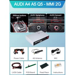 Безжичен Apple Carplay /Android Auto за Audi A4 B8 Q5 A5 А6 C7 Q7 A3 2009-2012 Audi 2G High Media 