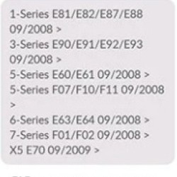 Модул Apple Carplay/Android Auto за BMW CICI system 2008-2012  E90/E91/E92/E93 E70/E71 E60/E61 E81/E82 /E87/E88  F01/F02 F10/F11/F07 F25