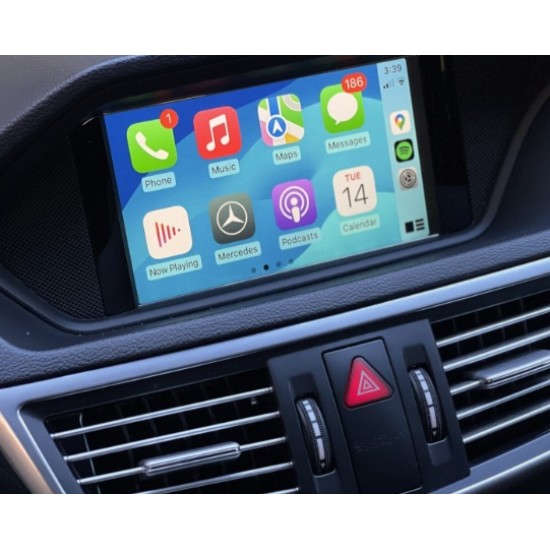 Безжичен Apple Carplay /Android Auto модул за Mercedes-benz с NTG4.5 и NTG4.7 Медия W204 Facelift ,W166 ML,CLS-Class (W218) ,GLK-Class (X204 Facelift) ,CLA-Class (C117),W212 Facelift,B-Class,A-Class (W176) (W246)