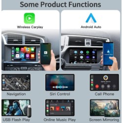 Безжичен Apple Carplay /Android Auto модул за Peugeot/Citroen SEMG система 2013-2018